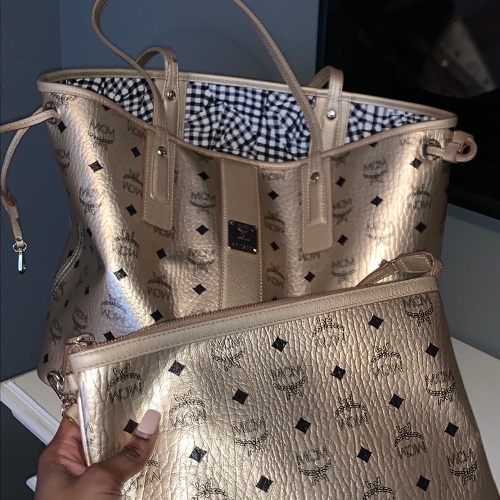 MCM bag + matching shoe